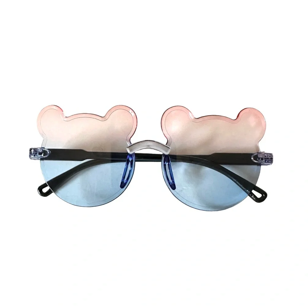 ⭐️ 5 for $25 Kids Bear Shaped Sunglasses with Pink & Blue Lenses